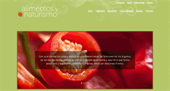Desktop Screenshot of alimentosynaturismo.com.ar
